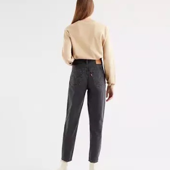 Levi’s Premium High Loose Taper Fit High Rise Jean Black size 26 - Picture 5 of 16